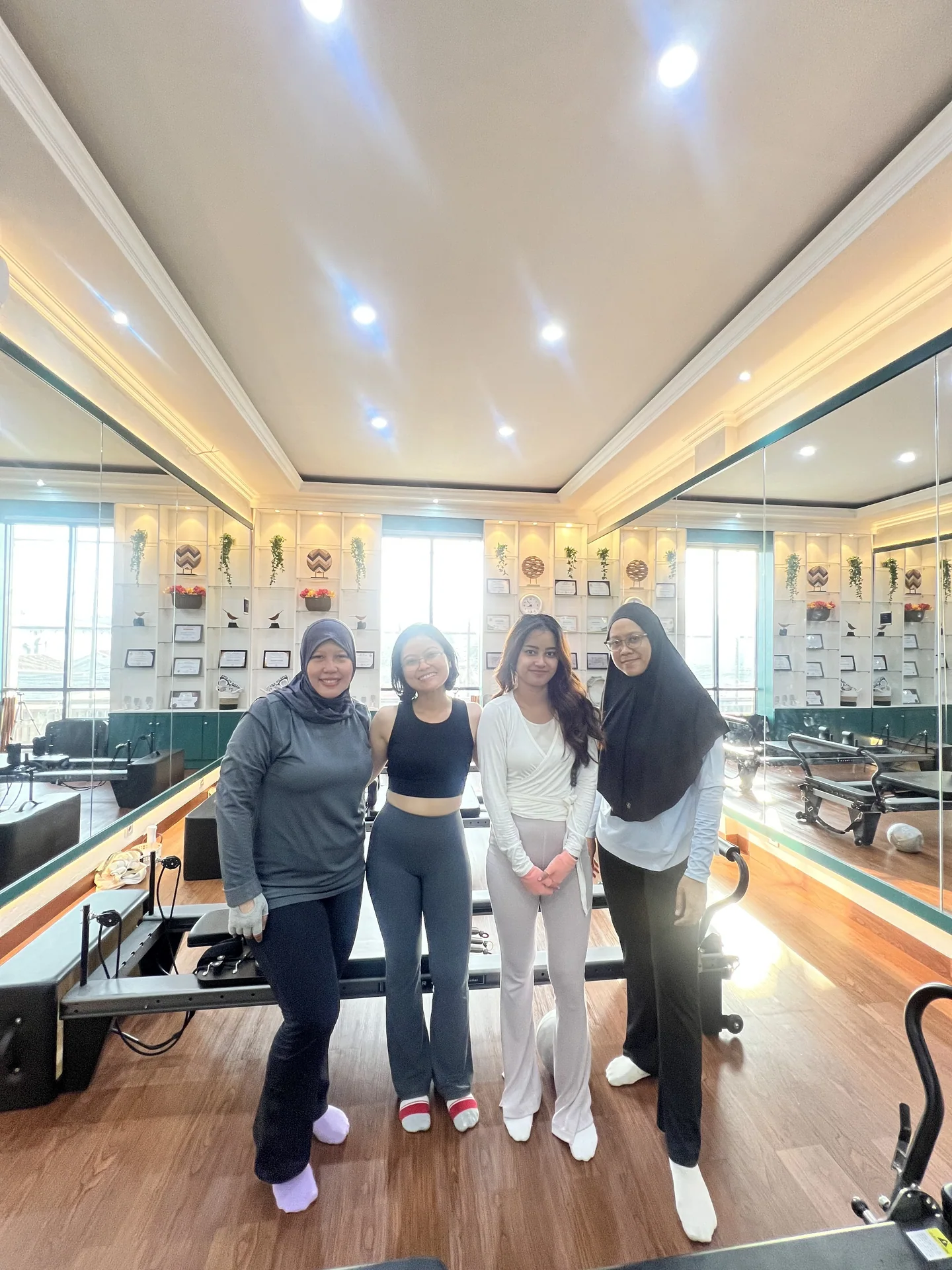 Liza Ariesta Pilates practice moment